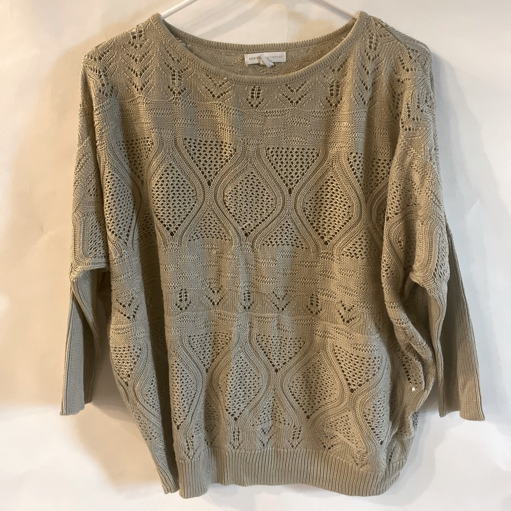Womens tan sweater